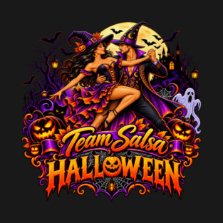Team Salsa Halloween Salsa T-shirt design by Salsamania