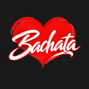 I Love Bachata (Classic) Bachata T-shirt design by Salsamania