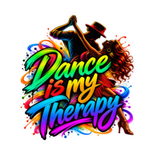 Dance Is My Therapy Latin dance T-shirt design by Salsamania